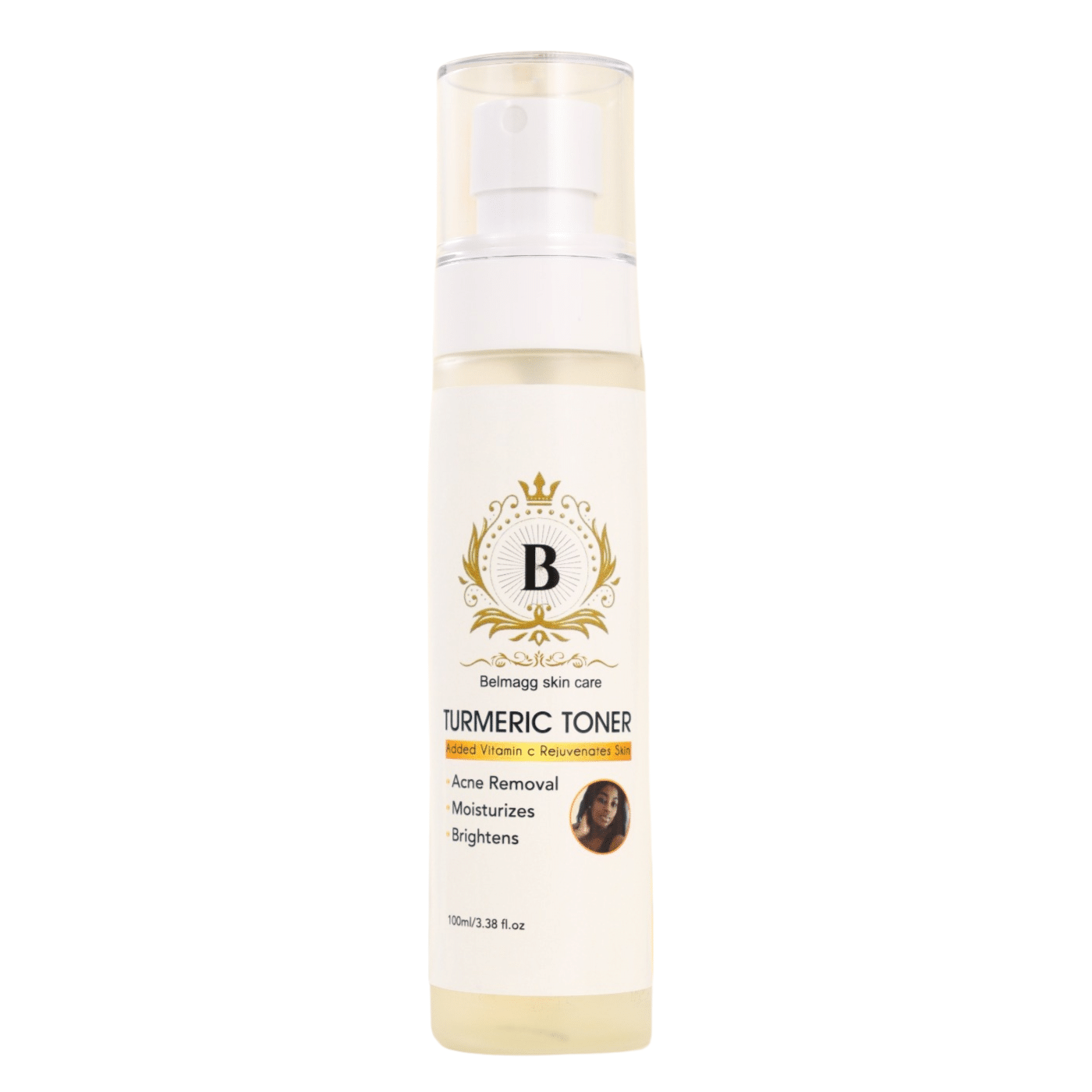 Turmeric Toner – Acne Removal & Brightening (100ml / 3.38 fl oz)