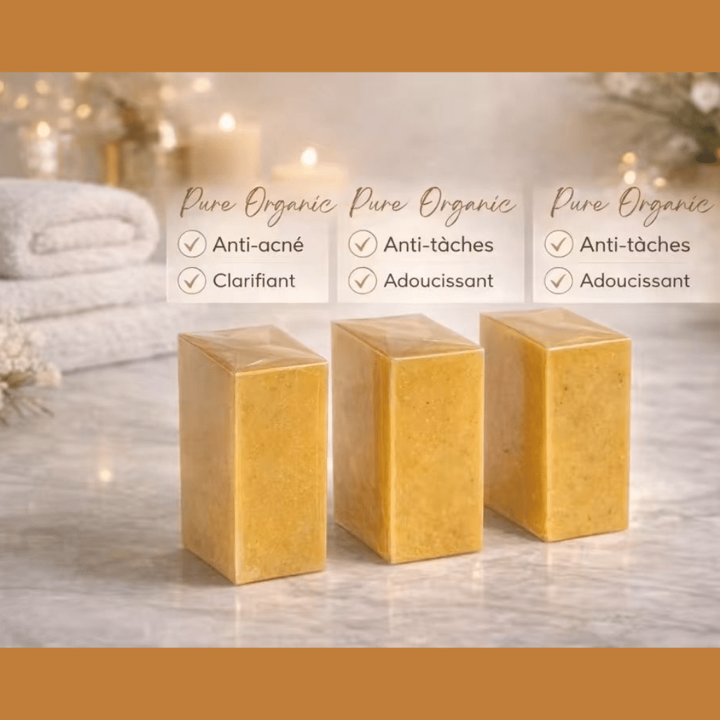 Turmeric Soap Bars (3 Pack) – Brightening Anti-Acne Facial & Body Soap, Dark Spot & Acne Scar Remover, Natural Skin Cleanser for Radiant Clear Skin - Image 4